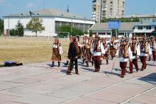 Учасників свята прийшов привітати Івано-Франківський Національний академічний ансамбль пісні і танцю Гуцулія.